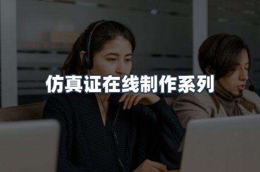 仿真证在线制作系列